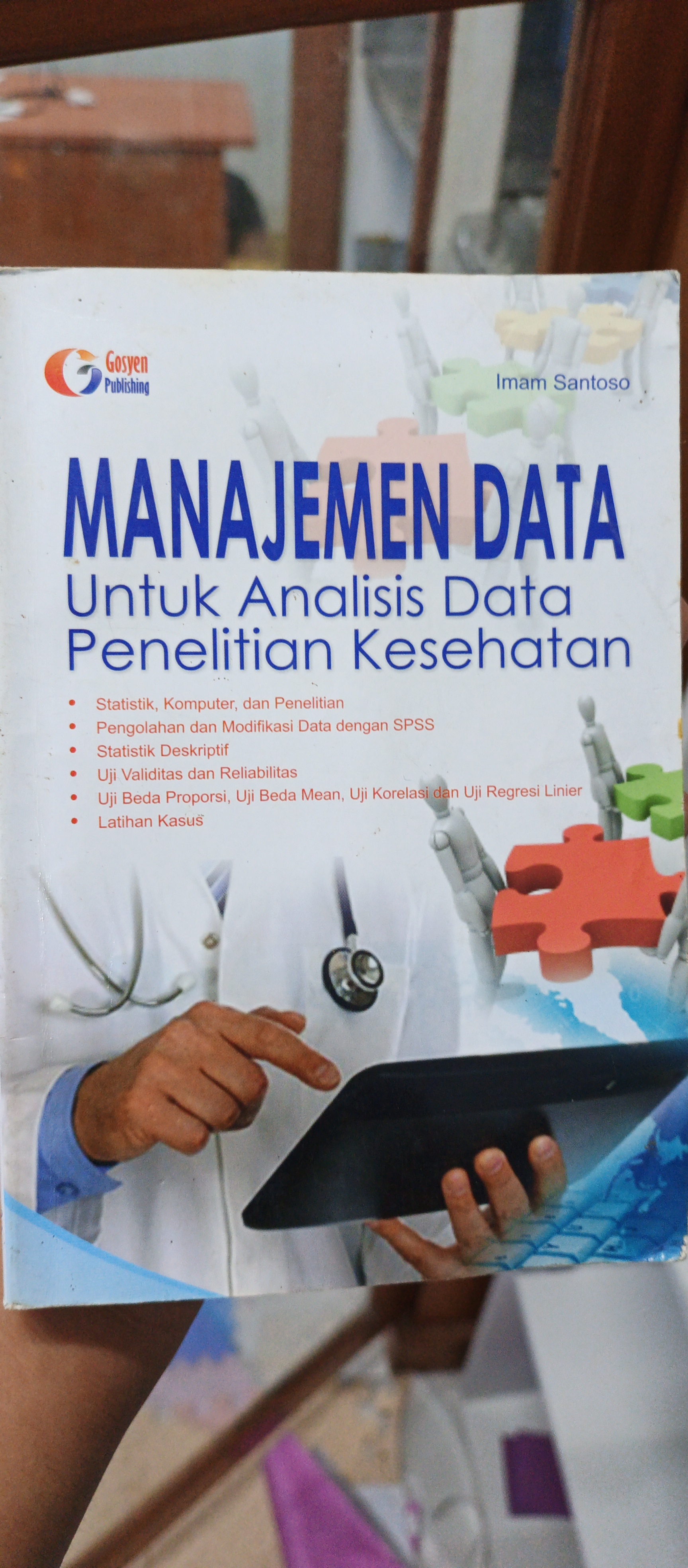 Cover Manajemen Data Untuk Analisis Data Penelitian Kesehatan